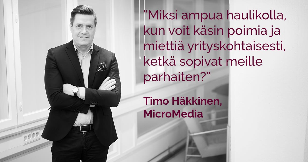 Timo Häkkinen, MicroMedia, Account Based Marketing