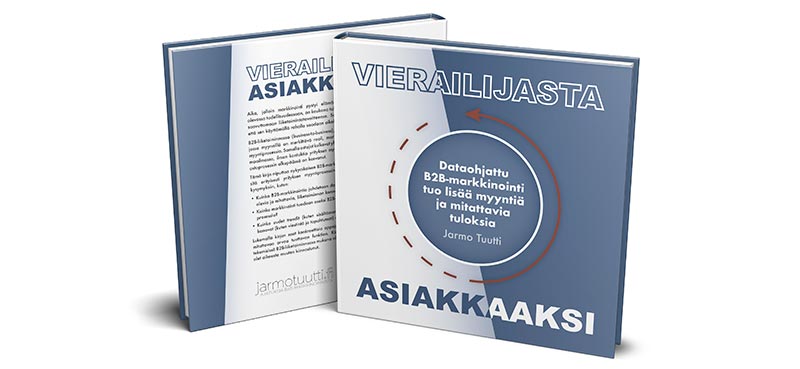 Vierailijasta asiakkaaksi -kannet